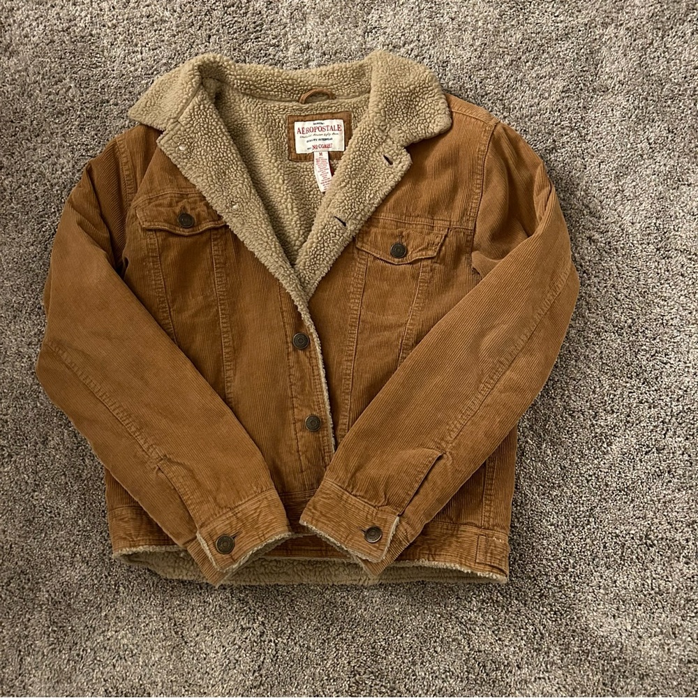 Aeropostale corduroy trucker jacket